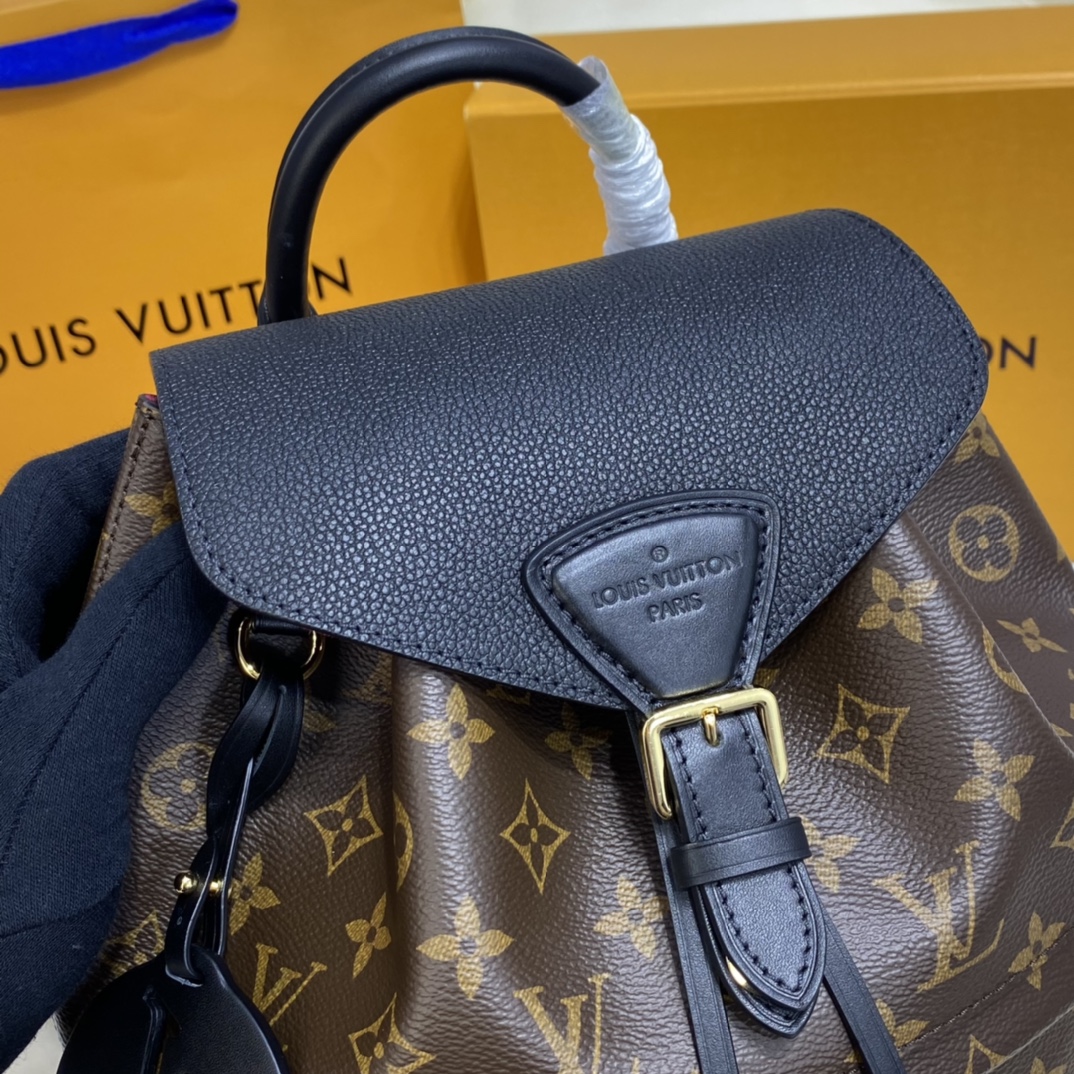 Louis Vuitton MONTSOURIS PM BACKPACK Monogram M45515 Black 